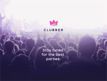 Tablet Screenshot of clubber.com
